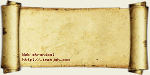 Una Veljoglavac vizit kartica